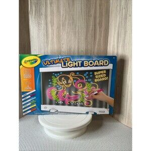 New Crayola Ultimate Light Board Super Sized Drawing 6 Mini Gel Markers Kids Art